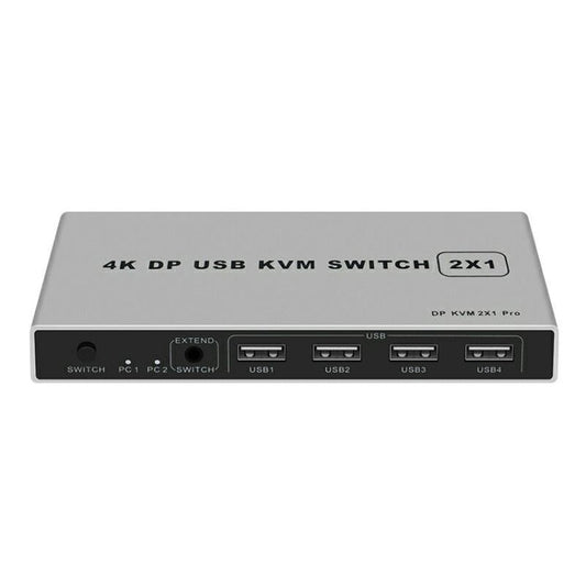 KYSW59 60HZ DP USB KVM Switch 2-in-1 Computer Sharing Device, KYSW59, 8K
