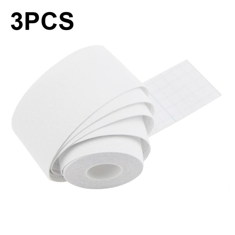 3pcs Muscle Tape Physiotherapy Sports Tape Basketball Knee Bandage, Size:, 5cm x 5m
