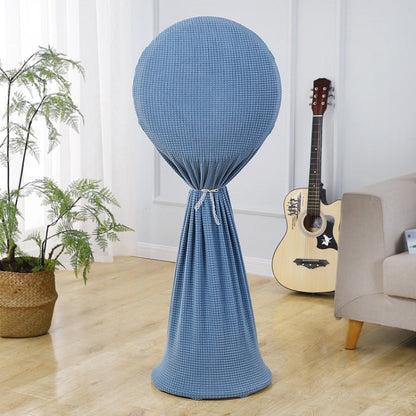 Round Elasticity Fan Dust Cover Household Use Fabric Fan Protective Cover, 110x45cm Green, 110x45cm Blue, 110x45cm Gray