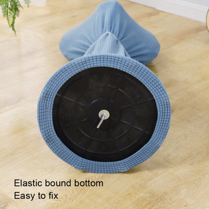 Round Elasticity Fan Dust Cover Household Use Fabric Fan Protective Cover, 110x45cm Blue, 110x45cm Gray, 110x45cm Green