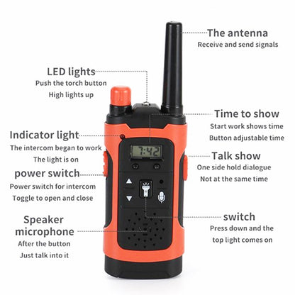Children Walkie-talkie Remote Wireless Call  Parent-child Interactive Toy Phone, Red, Yellow
