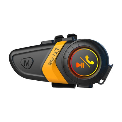 Motorcycle Helmet Call Music Navigation Bluetooth Headset, Red, Yellow, Green