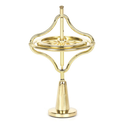 Fingertips Zinc Alloy Decompression Toy Metal Gyroscope, Gold, Colorful