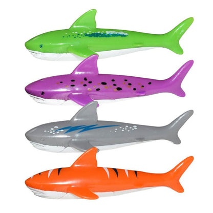 Diving Swimming Pool Toys Children Summer Water Toys, 4PCS Torpedo, 3PCS Octopus, 4PCS Hard Ring, 4PCS Soft Ring, 3PCS Small Seaweed, 3PCS Big Seaweed, 8PCS Small Stones (large), 8PCS Big Stones (small), 4PCS Sea Horses, 4PCS Sharks, 3PCS Fish Bones   ...