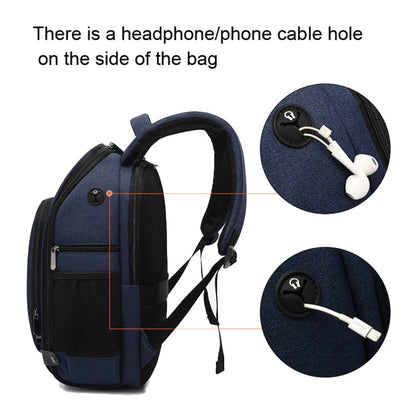 Cationic SLR Backpack Waterproof Photography Backpack with Headphone Cable Hole, Blue, Black, Red