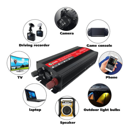 Gurxun 4000W Home Car Power Converter Sine Wave Inverter, 4000W 12V To 220V, 4000W 24V To 220V, 4000W 48V To 220V, 4000W 60V To 220V