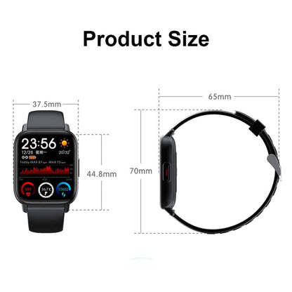 QS16Pro 1.69-Inch Health Monitoring Waterproof Smart Watch, Supports Body Temperature Detection, White, Pink, Blue, Black, Silver Gray, Green, Black Steel, Thick Black Steel
