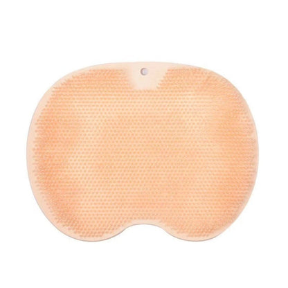 Lazy Rubbing Back Brush With Suction Cup Brush Bathroom Tool Wall Massage, Blue, Pink, Yellow