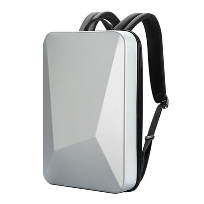 Bopai 61-93318A Hard Shell Waterproof and Expandable Backpack with USB Charging Hole, Spec:, Regular (Silver), Password (Silver), Regular (Black), Password (Black)