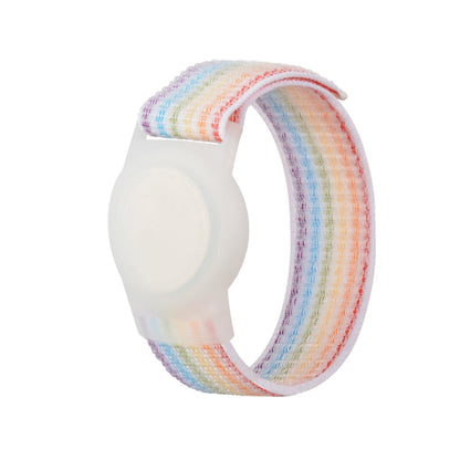 Child Adult Nylon Strap Wristband Protective Case For AirTag 2nd Gen / AirTag 1st Gen, 220mm, 170mm