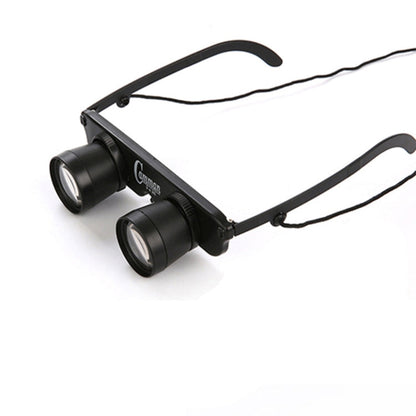 Camman 3 x 28 Adjustable Focus Glass Type Fishing Binoculars ,Spec:, Only  Binoculars, With Zippered Glasses Case