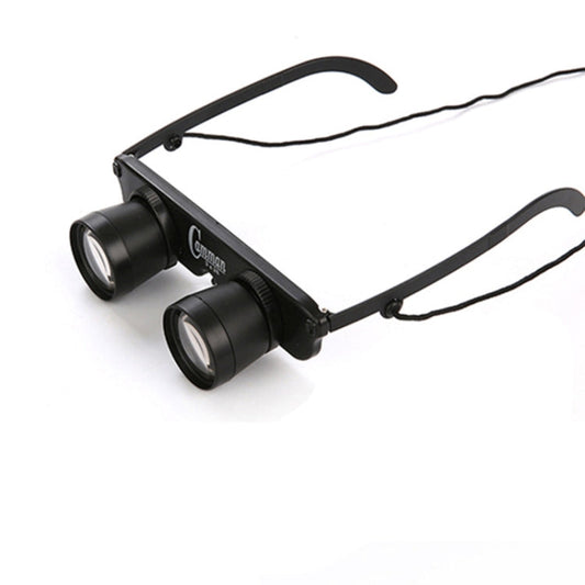Camman 3 x 28 Adjustable Focus Glass Type Fishing Binoculars ,Spec:, Only  Binoculars, With Zippered Glasses Case