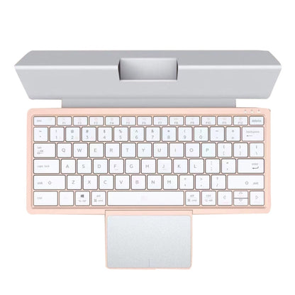 KF7800 Hidden Touchpad Portable Tablet Computer Wireless Bluetooth Keypad With PU Leather, KF8700 (Black), KF8700 (Pink)