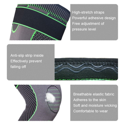 Nylon Knitted Riding Sports Extended Knee Pads, S
