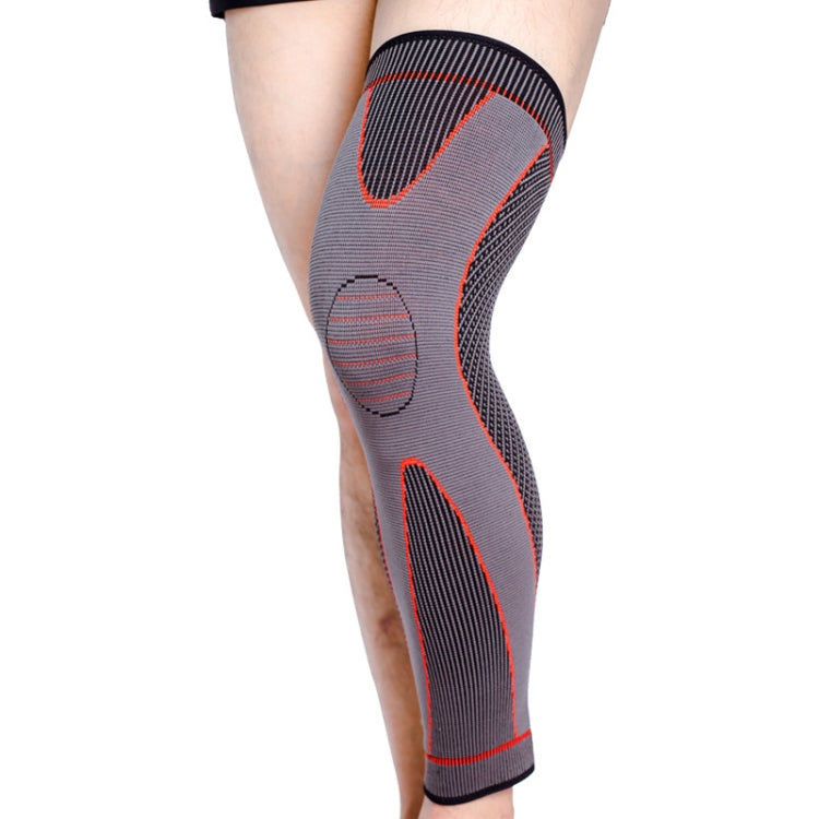 Nylon Knitted Riding Sports Extended Knee Pads, M