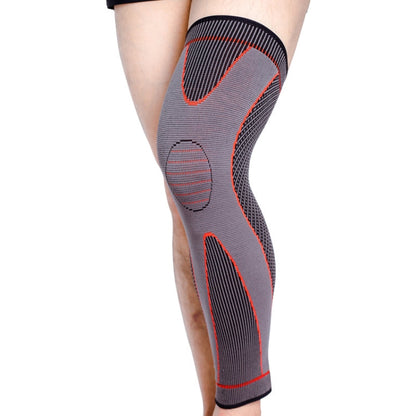 Nylon Knitted Riding Sports Extended Knee Pads, M