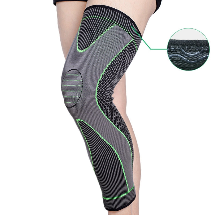Nylon Knitted Riding Sports Extended Knee Pads, M