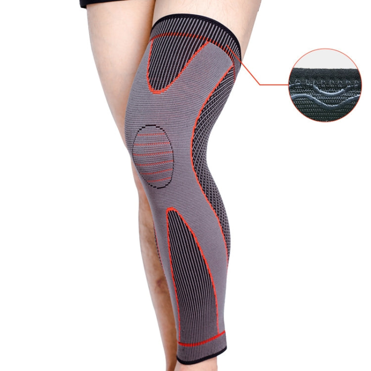 Nylon Knitted Riding Sports Extended Knee Pads, M