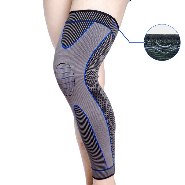 Nylon Knitted Riding Sports Extended Knee Pads, M