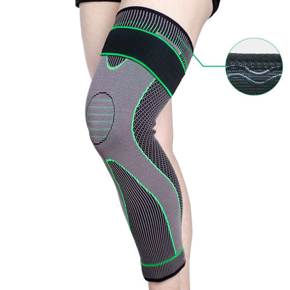 Nylon Knitted Riding Sports Extended Knee Pads, M