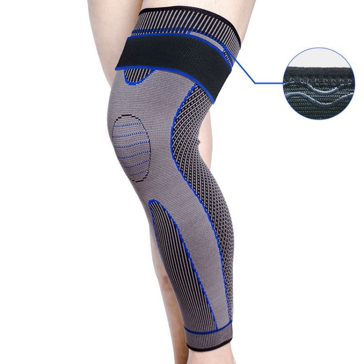 Nylon Knitted Riding Sports Extended Knee Pads, M