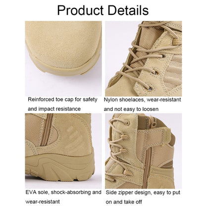 JL-1736 Wear-resistant Anti-collision High-top Training Boots Outdoor Sports Non-slip Hiking Shoes, 38, 39, 40, 41, 42, 43, 44, 45, 46