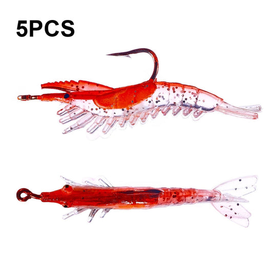 HENGJIA SO077 6cm 3g Lead Wrapped Shrimp Soft Lure Sea Bass Fake Lure, SO077 1, SO077 2, SO077 3, SO077 4