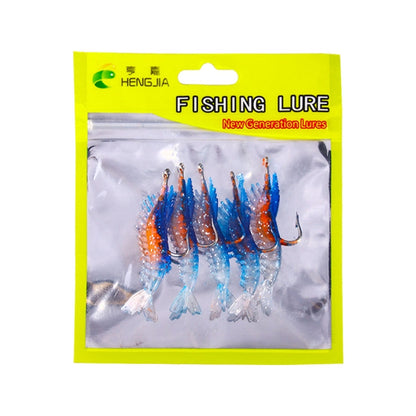 HENGJIA SO077 6cm 3g Lead Wrapped Shrimp Soft Lure Sea Bass Fake Lure, SO077 4, SO077 1, SO077 2, SO077 3