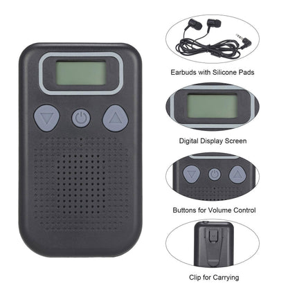 19A  Hearing Aids Sound Amplifier Battery Powered In Ear Hearing Enhancement Device, 19A