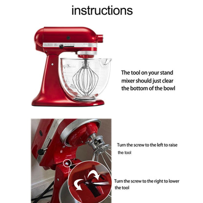 Stainless Steel Accessories, For KitchenAid  6QT Mixer Head, For KitchenAid 5QT Mixer Head, For KitchenAid Stand Mixer 5QT  Whip Whisk, For Kitchenaid Stand Mixer 5QT Dough Hook, For KitchenAid Stand Mixer 6QT Whip Whisk                                ...