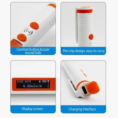 Pen Type Nuclear Radiation Detector Geiger Counter Sound Light Alarm, Pen Type