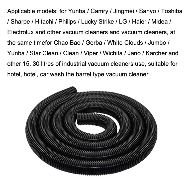 For Philips / Midea FC8260 2pcs Vacuum Cleaner Accessories Threaded Hose, 2pcs Threaded Hose