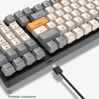 ZIYOU LANG  K3 100 Keys Game Glowing Wired Mechanical Keyboard, Cable Length: 1.5m, Style:, K3 Bee Version Red Axis, K3 Micro Light Hot Plug Version Red Axis, K3 Water Green Hot Plug Version Green Axis, K3 Micro Light Version Green Axis                ...
