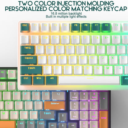 ZIYOU LANG  K3 100 Keys Game Glowing Wired Mechanical Keyboard, Cable Length: 1.5m, Style:, K3 Bee Version Red Axis, K3 Micro Light Hot Plug Version Red Axis, K3 Water Green Hot Plug Version Green Axis, K3 Micro Light Version Green Axis                ...