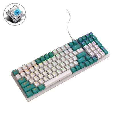 ZIYOU LANG  K3 100 Keys Game Glowing Wired Mechanical Keyboard, Cable Length: 1.5m, Style:, K3 Bee Version Red Axis, K3 Micro Light Hot Plug Version Red Axis, K3 Water Green Hot Plug Version Green Axis, K3 Micro Light Version Green Axis                ...
