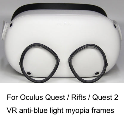 For Oculus Quest / Rifts / Quest 2 1pair VR All-in-one Glasses Frame Magnetic Suction Frame Can Match Myopic Lenses, Glasses Frame(Red), Glasses Frame(Blue), Glasses Frame(Black)