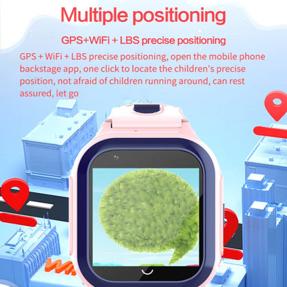 DF70 1.4 Inch 4G GPS + WIFI + LBS Positioning Children Calling Watch With SOS Function, Pink, Blue, Black