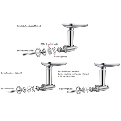 For KENWOOD Chef Machine Accessories, Style:, Grinder, KW Pressed Flakes, KW Pressed Thin Noodles, KW Pressed Thick Noodles