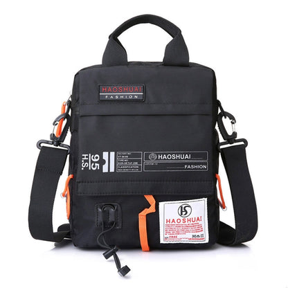 HAOSHUAI 206-1 Men Handheld Crossbody Bag Outdoor Waterproof Cloth Bag, 206-1 Light Blue, 206-1 Dark Blue, 206-1 Black, 206-1 Army Green, 206-1 Grey, 206-1 Brick Red