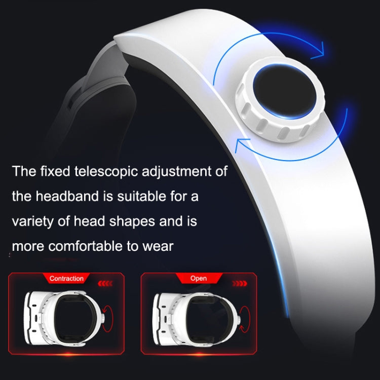 Mobile Phone 3D Virtual Reality VR Game Helmet Glasses With Headset, G02EF