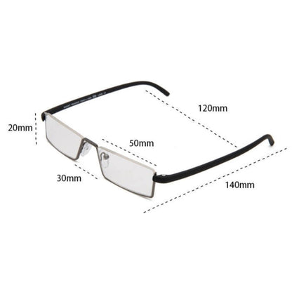 TR90 Seniors Clear Glasses With Portable Case Lightweight Presbyopic Glasses, +4.00