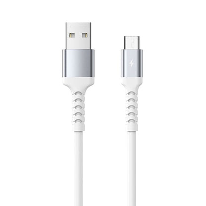 REMAX RC-C008 2.4A TPE Soft Anti-breakage Data Cable,Length 1m, USB To Micro USB, USB To 8 Pin