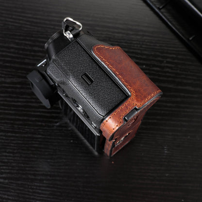 For FUJIFILM X-T5 Camera Cowhide Bag Anti-scratch Protective Case Base Cover