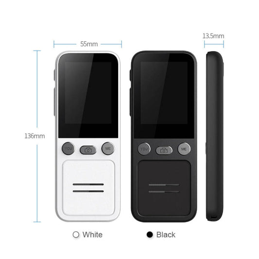 T16 Smart AI Translation Travel Translator Supports 138 Language Mutual Translation 14 Offline Translation, T16 Black