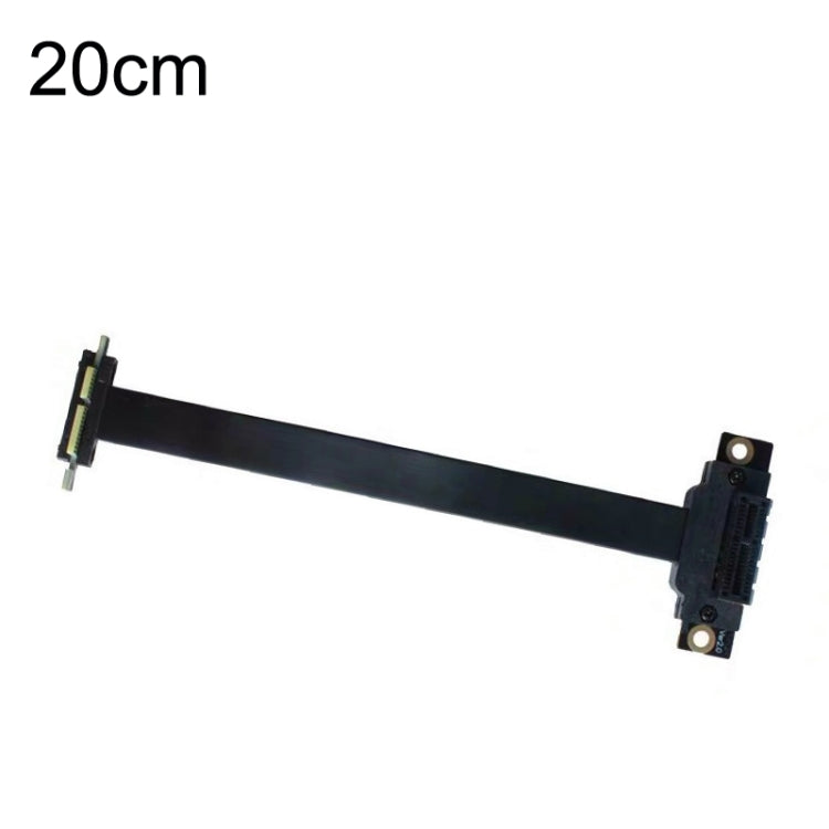 PCI-E 3.0 1X 90 Degrees Graphics Card / Wireless Network Card Extension Cable, Cable Length:, 5cm, 10cm, 15cm, 20cm, 25cm, 30cm, 40cm, 50cm