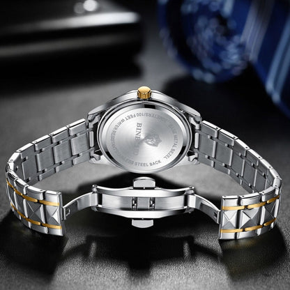 BINBONG B5552 Luminous Multifunctional Business Calendar Quartz Watch