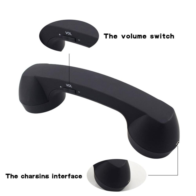 Bluetooth Wireless Connection Retro Microphone External Mobile Phone Handset, Bluetooth Black, Bluetooth White, Bluetooth Sky Blue, Bluetooth Yellow, Bluetooth Red, Bluetooth Pink