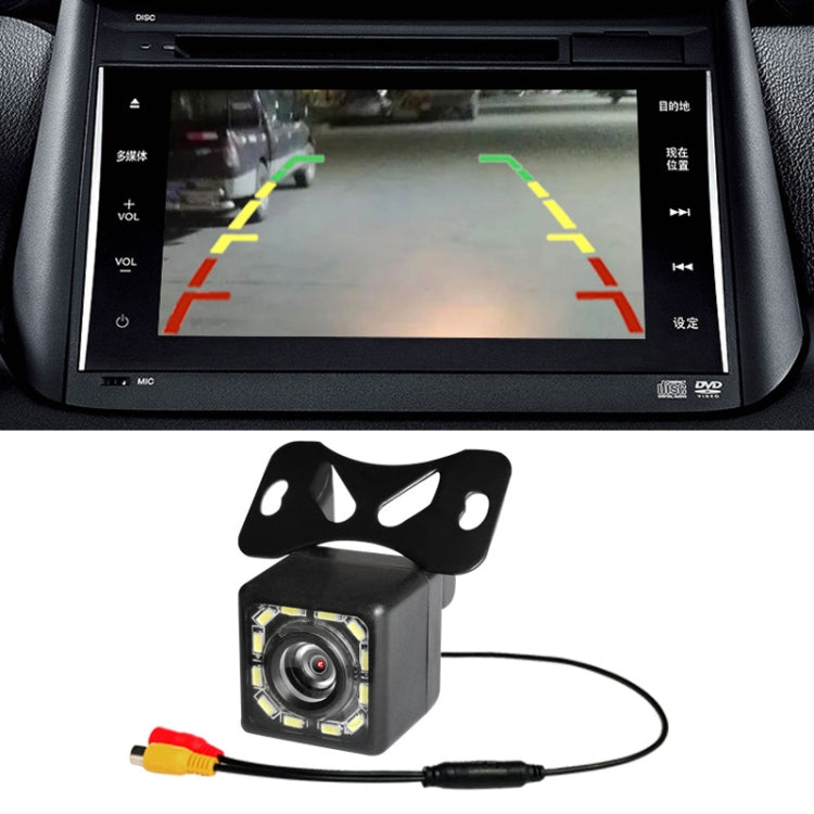 R0003 LED Fill Light External Reversing Video Camera HD Night Vision CCD Car Camera, 8 LED Lamp P System, 12 LED Lamp P System, 12 LED Lamp N System