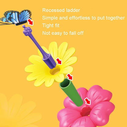 Children Intellectual Development DIY Assembly Flower Arrangement Toys, 54pcs/set, 90pcs/set, 144pcs/set, 224pcs/set, 272pcs/set