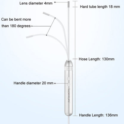Supereyes Y001+ 4mm Focusable Tube Nasal Throat Oral Electronic Endoscope, Y001+